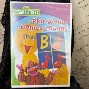 RARE SEALED Sesame Street Play Along Games And Songs DVD - NIB FACTORY SEALED